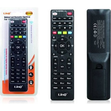 Linq - Telecomando Universale Sostitutivo Per Decoder Tv Digitale Facile Utilizzo Urc8906 -