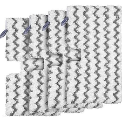 Set of 4 replacement wiper pads for Shark steam mops of the series S3500, S3501, S3601, S3550, S3901, SE450, S3801CO, S3601D, S2901 and S2902 (1/5)