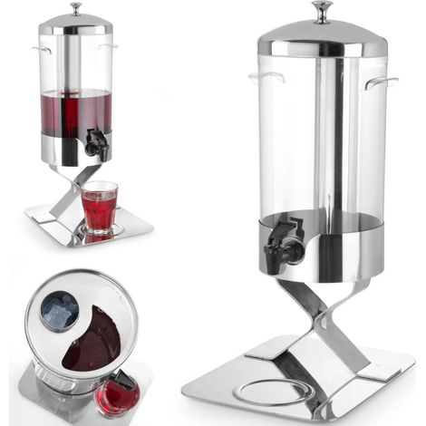 Dispensador de jugos y bebidas refrigerado con hielo 5L - Hendi 425190 (1/5)