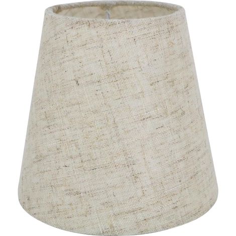5.5" E14 Petit Abat-Jour Lustre Candal Lin Applique Murale Abat-jour de Table, en Tissu (1/5)
