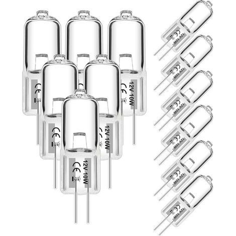 Paquet de 12 ampoules halogènes G4 10W 12V (1/5)
