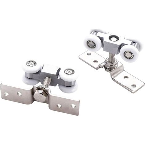 Carril de suspensión para puerta corredera con diseño silencioso, kit para puerta corredera apto para diversas aplicaciones.