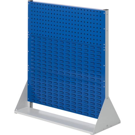 Kappes ®RasterPlan Stellwände einseitig Größe 3 - 1x Lochplatte 2x Schlitzplatten Enzianblau RAL 5010