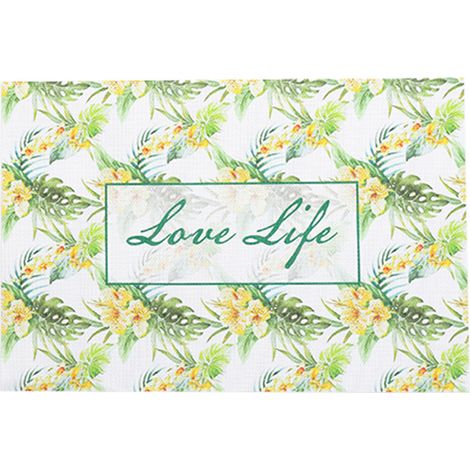 Lot de 1 Tapis de Table Rectangulaire Antidérapant PVC, Nappe Isolante pour Cuisine, Set de Protection de Vaisselle (1/3)