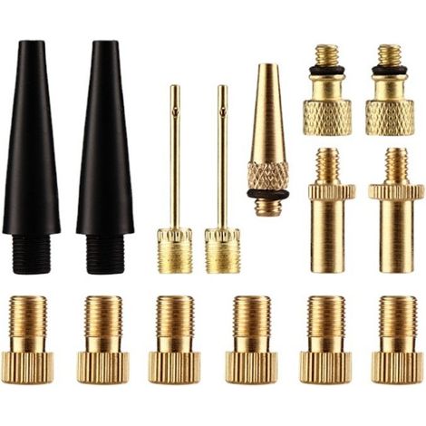 Adaptateur de valve de pneu de vélo Adaptateur de pompe à vélo 15 pièces (1/5)