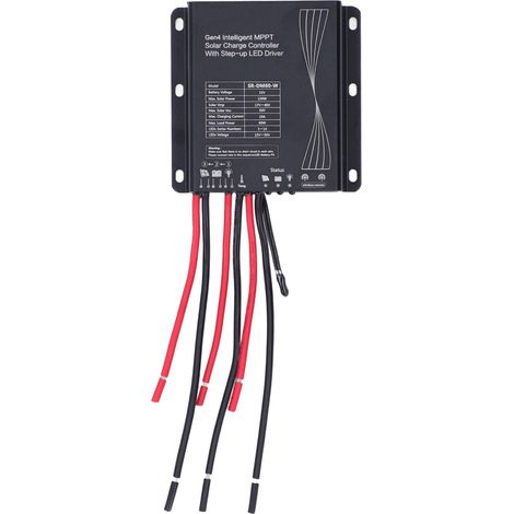 Contrôleur Solaire MPPT Intelligent 12V avec Driver LED Étape pour Charge de Batterie Panneau Solaire (1/5)