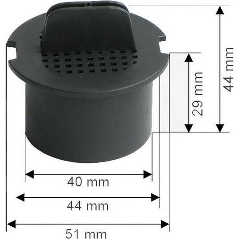 Filtre charbon pour cave à vin – Dimensions 5,1 x 4,4 x 5,1 cm – Matière plastique – Compatible avec Liebherr 9192811