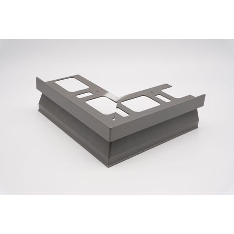 Proterrace fdp h 10 mm angolo esterno antracite goffrato