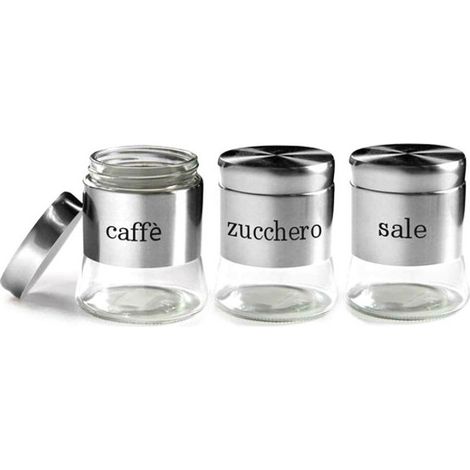 Pot de verre Silver, lot de 3 très utiles