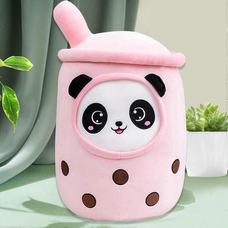 Bubble-Tea-Plüschtier, Boba-Tea-Plüschtier, Puppe, Kuscheltier, Plüschkissen, Bubble-Tea-Plüschkissen, Kinderspielzeug, Geburtstagsgeschenk (Rosa, 35) (1/5)