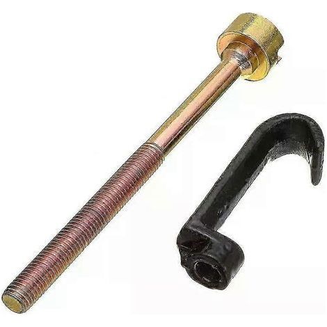 Support de roue de secours avec crochet et boulon Compatible avec Citroën Xsara Picasso Berlingo Saxo ZX BX XM C15 Evasion Jumpy Xantia Peugeot 106 206 306 405 605 806 Expert Partner Fiat Scudo OEM 76 (1/5)
