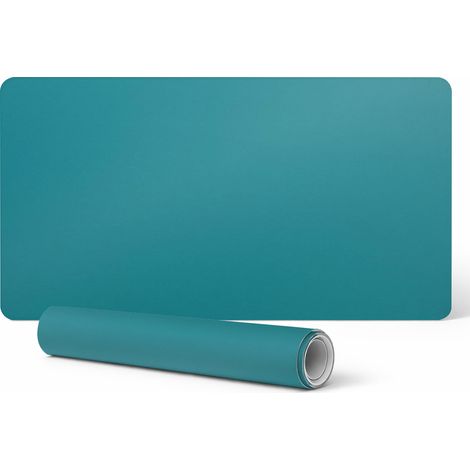 Alfombrilla protectora universal para equipos inform谩ticos, color turquesa, 90x45 cm (1/5)