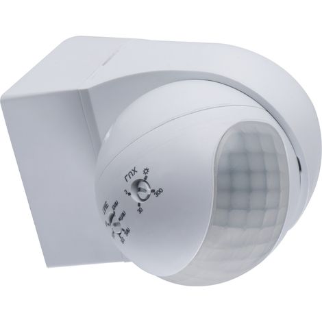 sensore rilevatore di movimento crepuscolare da parete IP44 (1/4)