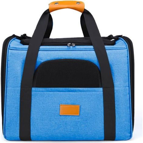 Cage de transport pour chat – Sac de transport pour chat – Sac pliable pour animaux de compagnie – Grande capacité – Idéal pour la voiture, les activités de plein air et les voyages – Respirant et lég (1/5)