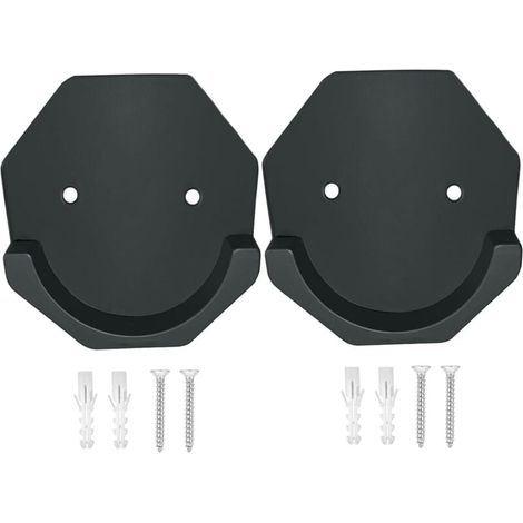 Supports Adhésifs de Tringle de Douche Imperméables Charge 22 7 kg Lot de 2 Sans Glissement (1/4)