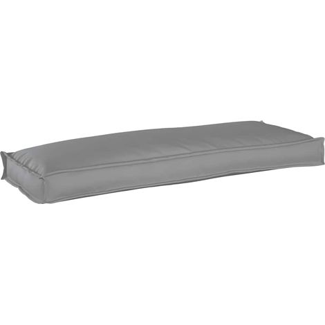 Cojín de palé para banco Gris 110 x 40 x 8 cm Tela Oxford vidaXL (1/5)