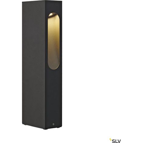 Borne extérieure SLOTBOX 40 gris LED 8W 3000K IP44 - SLV - 232135 (1/5)