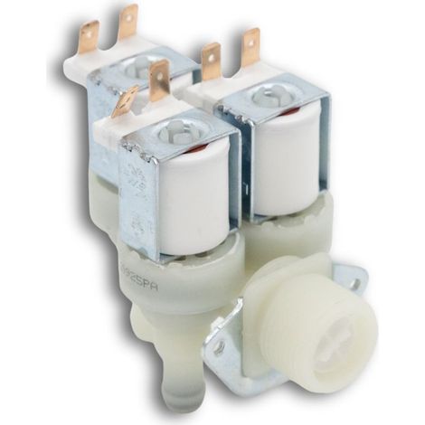 SOS Accessoire Electrovanne 3 voies 90° compatible pour Lave-linge 1881620, 1678012 HAIER, KOMPATIBEL MIELE (1/5)