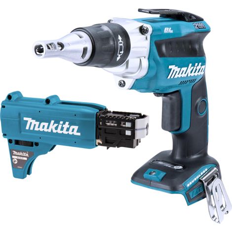 Makita DFS 250 Z Akku Trockenbauschrauber 18 V Brushless + Magazinschrauben Vorsatz - ohne Akku, ohne Ladegerät