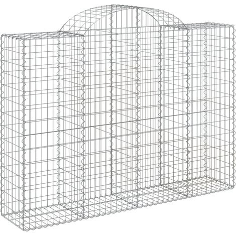 Maison Exclusive - Gabione mit Hochbogen 200x50x140/160 cm Verzin
