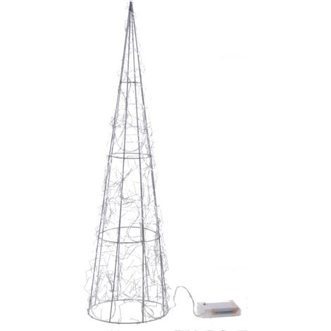 Jandei - Cono LED alambre dorado 30cm 20 LED lenteja 3000K 3x pilas Aa (1/3)