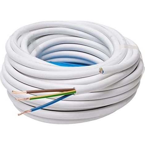 Kopp 151810842 Cavo flessibile H05VV5-F 3 x 1.5 mm² Bianco 10 m (1/2)