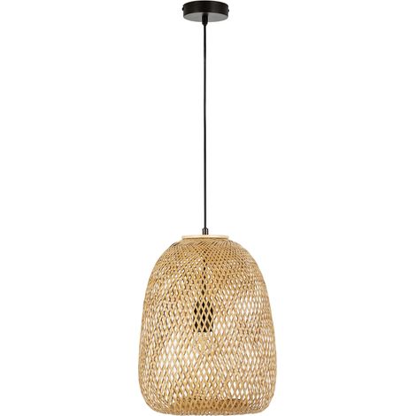 Lampada da soffitto in bambù Yumei, diametro 30 cm