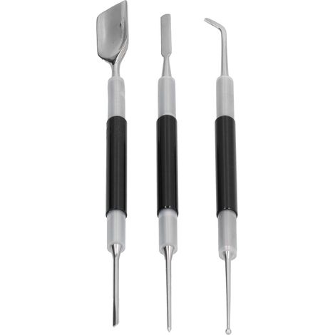 Ensemble de 3 aiguilles en acier inoxydable pour latte art, stylo pour latte art, outil de décoration de café à domicile (1/5)