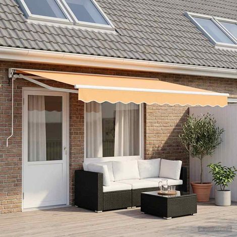 Teenpull – Elektrische ausziehbare Markise Sand 5 x 3,5 m (1/5)