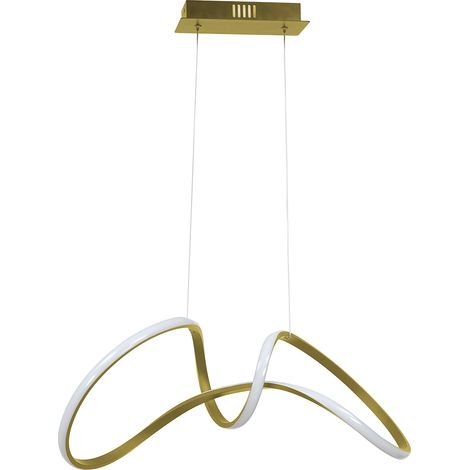 Lampadario a sospensione da soffitto oro Milagro TESORO 48W LED (1/5)