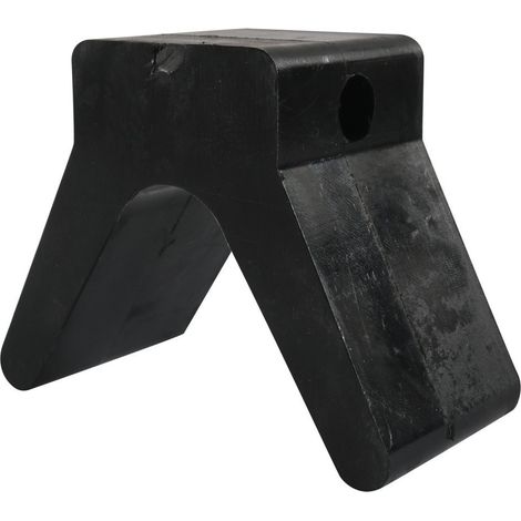 2-inch black V-shaped rubber for marine trailers, ideal for yachts and kayaks (highly sought-after product) (1/5)