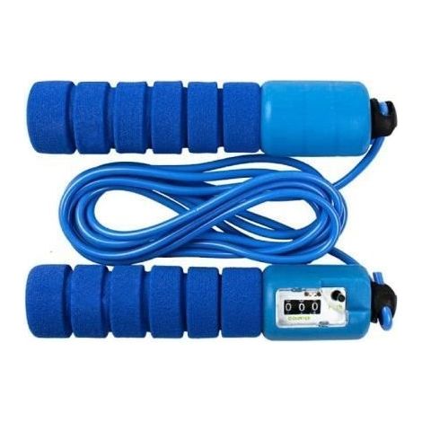 (Blaues) Springseil – Standard – Automatischer Zähler – Blau