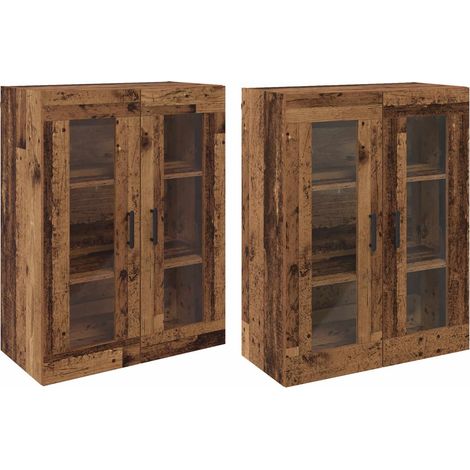 Maison Exclusive - Armarios Montados en la Pared 2 pcs Madera env (1/5)