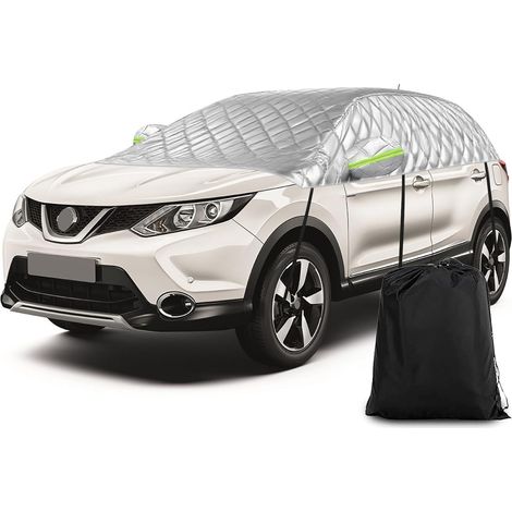 Demi Bâche Voiture Extérieur pour 2013-2025, Demi Housse de Protection Anti-Neige Anti-Glace Mi-couvrante pour Automobiles (1/5)