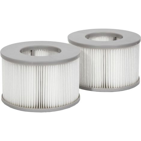 Pompe et filtre de spa,Lot de 2 cartouches filtrantes pour spa gonflable,AAFGVC (1/3)