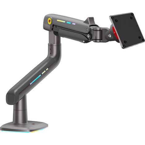 NB F5 – Support de bureau ergonomique professionnel pour moniteurs incurvés ULTRA WIDE 32-60 pouces LED RGB (1/5)