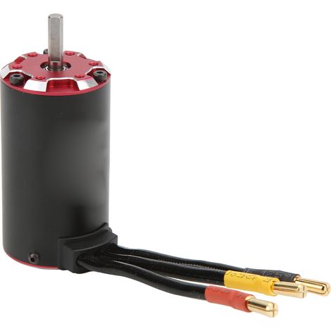 Moteur brushless 4 pôles V2 RC Supersonic 3665 3150KV avec capteur de température pour voitures RC 1/8 et 1/10 (pièces de rechange) (1/5)