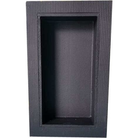 Niche prête à carreler 400 x 200 x 90 mm en XPS – Résistante à l'humidité – Pour hammam et salle de bain – Installation facile – Valstorm