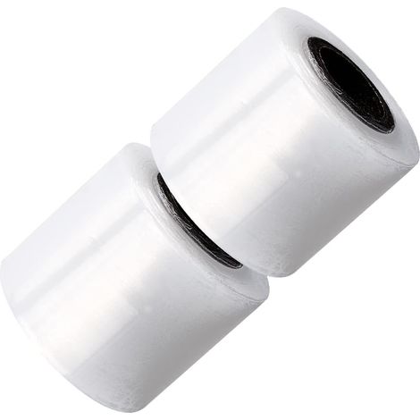 2 Rouleau Film Étirable Rétractable 5cm X 400 m Film Étirable Film Rétractable Plastique Durable Rouleau Film Rétractable Très Résistant Étiré pour Déménagement Film Étirable Transparent (1/5)