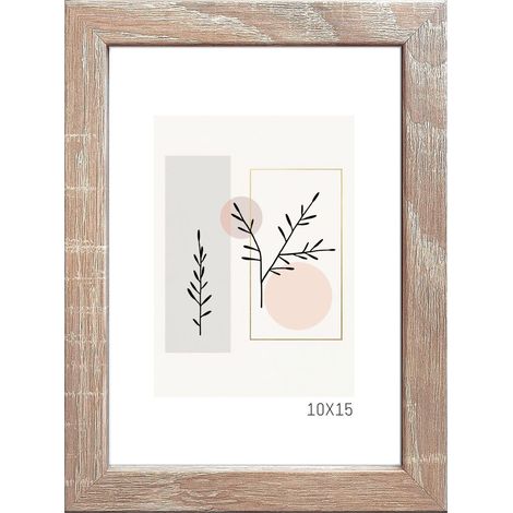 Cadre photo basique en MDF 15x21 cm sonoma light 1 pc. (1/4)
