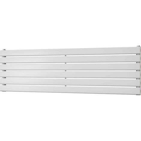 Typhoon Axis - White Horizontal Radiator H408mm x W1400mm Single Panel