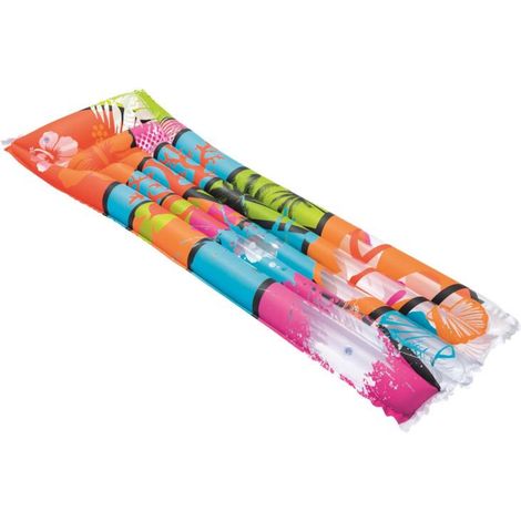 Bestway Luftmatratze "Fashion" Pool bunt Schwimmen Vinyl 183x69cm (1/5)