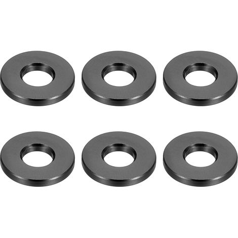 6 Pièces Entretoises en Aluminium M6 Entretoise en Aluminium Noire (1/5)