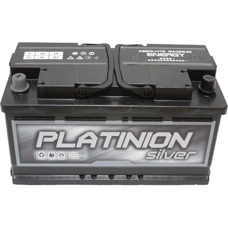 Batería de coche 90ah Izquierda  PLATINION Silver