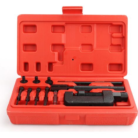 Démonte-chaîne - Outil à riveter - avec coffret à outils - accessoires divers - (1/5)