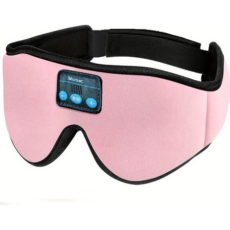 Antifaz para dormir inalámbrico con música 3D, micrófono, ergonómico y recargable. (1/5)