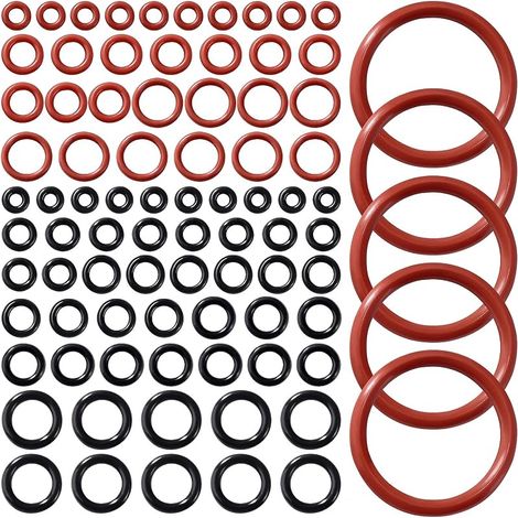 85 Pièces Kit de Joints Toriques Machines à Café, Soupape de Support O-rings Silicone, Compatible avec Philips Saeco Spidem Gaggia (1/5)