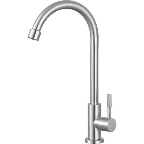 FENOPLASTICARobinet de cuisine froide simple en acier inoxydable lavabo évier de buanderie évier purificateur d'eau robinet (1/3)