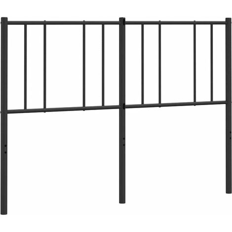 Maison Exclusive - Tête de lit de remplacement métal noir 160 cm