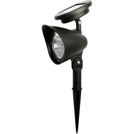 Faro LED solare da esterno – Luce da giardino – Impermeabile – Prato/Terreno – Paesaggio – Bianco